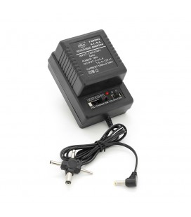 Адаптер питания Y3-12 с регулировкой 3V-12V 1A, штекер 4.0*2,1, jack3,5, LED - индикация