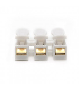 Универсальный кнопочный разъем CH-3 10A/250V, медь