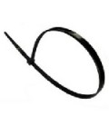 Стяжки нейлон RITAR 4,0x300mm чорні (100 шт) висока якість, ультрафіолетостійкі, діапазон робочих температур: від -45С до +80С
