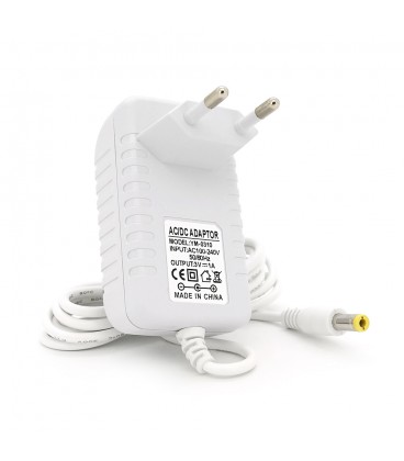 Импульсный адаптер питания 3В 1А (3Вт) штекер 5.5/2.5 длина 1м, Q50, White