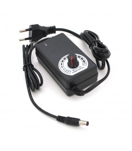 Адаптер живлення NZX-31250 з регулюванням 3-12V 3A, штекер 5,5 * 2,5, LED - індикація+ перехідник