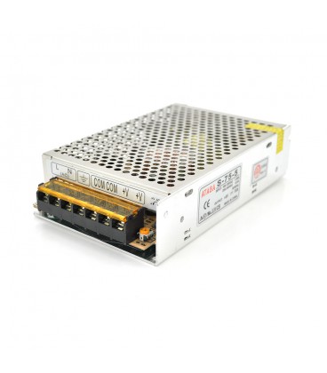 Імпульсний блок живлення 5В 15А (75Вт) перфорований