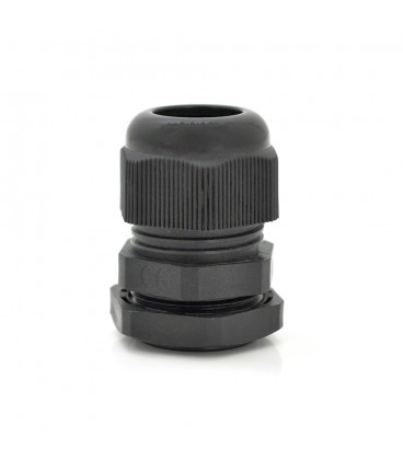 Кабельний спіральний водонепроникний роз'єм PG19, black