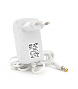 Импульсный адаптер питания 6В 1А (6Вт) штекер 5.5/2.5 длина 1м, Q50, White