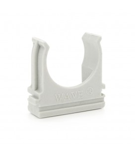 Кріплення для гофри/труби сіра 25 мм (пач. 50шт. ціна за пачку)