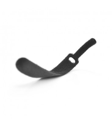 Стяжки на липучке 13*120мм, чёрные, цена за штуку