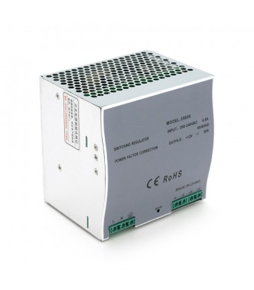 Источник питания Ritar RT-240-12 240Вт, 12В, 20А на Din-рейку