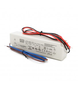 Импульсный блок питания герметичный Mean Well LPV-60-12 12В 5А (60Вт) IP67