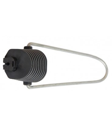 Натяжний затискач Н28 для самонесучих опт. кабелів типу «8» із винесеним сил. елем. або круглого кабелю діам. від 4 до 6,5 мм, н