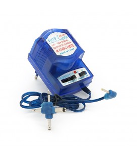 Імпульсний адаптер живлення з регулюванням напруги 1,5-12В 0,5А, штекер 5,5*2,1, jack3,5, Black