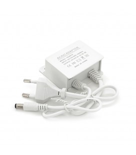 Импульсный адаптер питания 12В 2А (24Вт) штекер 5.5/2.1, Plastic Box Mini, IP40, крепление Q250