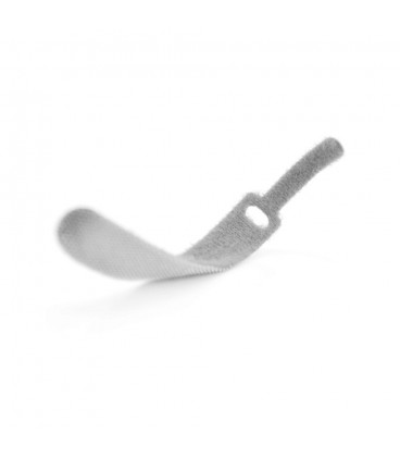 Стяжки на липучці 12*150мм, сірі, ціна за штуку