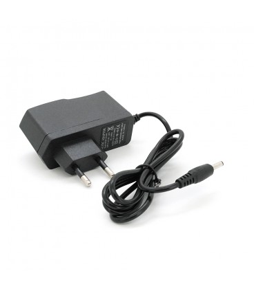 Імпульсний адаптер живлення 12В 1А (12Вт) штекер 3.5/1.35 довжина 1,2м, Q50, Black