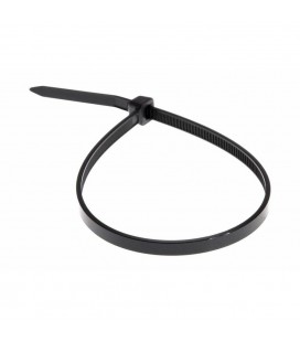 Стяжки нейлон RITAR 5,0x200mm чорні (100 шт) висока якість, ультрафіолетостійкі, діапазон робочих температур: від -45С до +80С