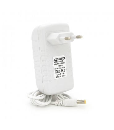 Імпульсний блок живлення 24В 2А (48Вт) штекер 5.5 / 2.5 довжина 1м, Q50, White