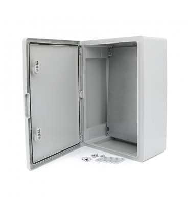 Бокс міцний з ABS пластику з монтажною панеллю 500х400х240, IP65