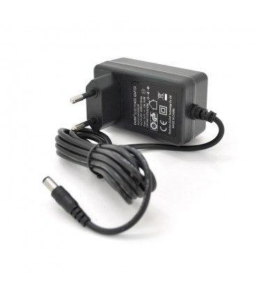 Импульсный адаптер питания 24В 1А (24Вт) штекер 5.5/2.5 длина 1м, Q50, Black