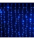 Гірлянда 240LED (Водоспад) Blue, 8 режимів, 3*2метра, прозора ізоляція, BOX