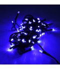 Гірлянди 100LED (Свічка) Blue, 8 режимів, 5 метрів, чорна ізоляція, BOX