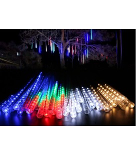 Гірлянда 8 * 50cm (Бурулька) Red / Green / Blue / Yellow, 3 метра, прозора ізоляція, BOX