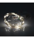 Гірлянди 100LED, 1 режим, 10 метрів, прозора ізоляція, живлення від USB + 3 * АА, White Hot, ОЕМ