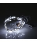 Гірлянди 200LED, 1 режим, 20 метрів, прозора ізоляція, живлення від USB+ 3*АА, White, ОЕМ