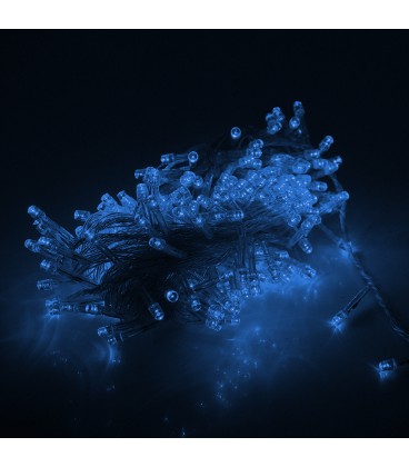 Гірлянда 300LED Водоспад (Blue), 8 режимів, 3 * 1,2 метра, прозора ізоляція, BOX