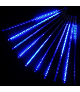 Гірлянда 8 * 50cm (Бурулька) Blue, 3 метра, прозора ізоляція, BOX