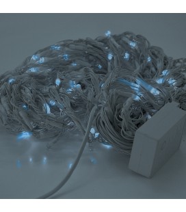 Гірлянда 480LED (Водоспад) Blue, 8 режимів, 3 * 2метра, біла ізоляція, BOX