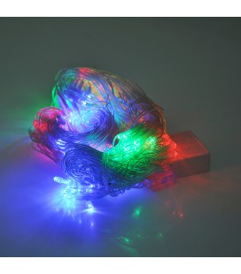 Гірлянди 240LED (Сітка) Red / Green / Blue / Yellow, 2,0 * 2,0 метри, прозора ізоляція, BOX