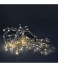 Гірлянди 12 фігур + 30LED, 1 режим, 3 * 1,5, прозора ізоляція, живлення від 3 * АА, White Hot, Box