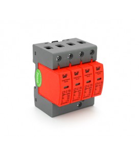 Фотогальваническая защита от перенапряжения переменного тока CT-C DAS1-40 4P 20KA-40KA, трехфазная, Q50