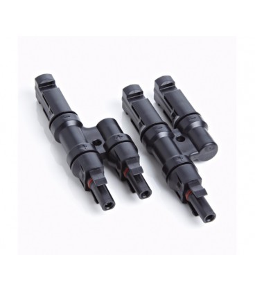 Kабельный разветвитель MC4-2T, фотоэлектрический 1500V, &lt,30A, 2,5мм2 - IP67, для монтажа солнечных систем, огнестойкость UL94