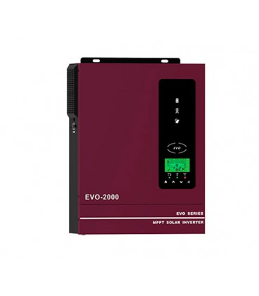 Гибридный инвертор HEROTECH AN-SCI-EVO-2000 12V, ток заряда 80А, MPPT(30-400В), 360x270x100mm, 4.4кг