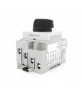 Поворотный выключатель наружного монтажа HGN4-NL1-25, DC1000V, 25A, 4P, IP66, Grey