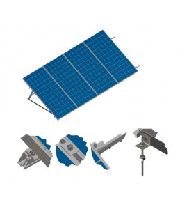 Комплект книжной системы креплений НА 1 ФОТОМОДУЛЬ/размер модуля( 2278х1133х35)(угол 25,алюминий)