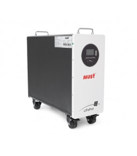 Аккумуляторная батарея Must LiFePO4 LP21-48300 51.2V 300Ah 15,36KWh BMS200A@16S, CAN2&RS232&RS485,WI-FI,IP21 6000 cycles 733*260