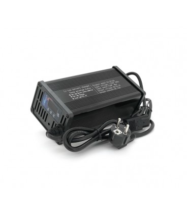 Зарядное устройство для аккумуляторов Li-ion 48V(54.6V),13S,12A, 576 Вт, штекер Triangle plug (T-tipe/C13/IEC). 185x88x60mm. 1.2