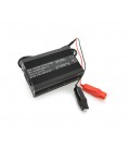 Зарядное устройство для аккумуляторов LiFePo4 72V(87,6V),24S,3,5A,+ крокодилы,135x90x50mm, 0,6 кг