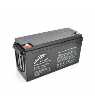 Аккумуляторная батарея Ritar LiFePO4 12,8V 150Ah 1920Wh BMS75A@4S ( 483 x 170 x241 ) Q1