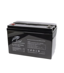 Аккумуляторная батарея с bluetooth Ritar LiFePO4 12,8V 100Ah 1280Wh BMS50A@4S (330 х 172 х 214 мм), 13kg Q1