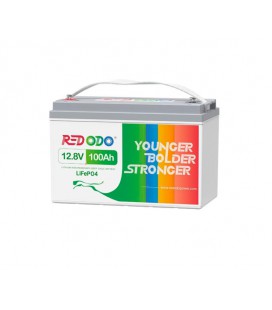 Аккумуляторная батарея LiFePO4 Redodo 12V 100Ah Self-heating, 1280Wh, BMS 100A, 329*172*214мм