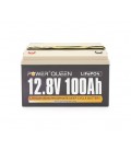 Аккумуляторная батарея LiFePO4 Power Queen BASIC 12.8V 100Ah, 1280Wh, BMS 100A, 330*170*220мм