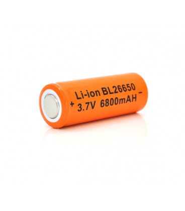 Аккумулятор 26650 6800mAh, 3.7V (2.5-4.2V), Orange, цена за 1 шт