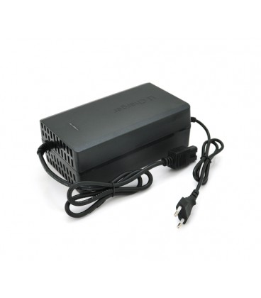 Зарядное устройство Jinyi для аккумуляторов LiFePo4 48V(58,4V),16S,8A,штекер Triangle plug (T-tipe/C13/IEC),с индикацией,BOX