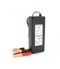 Зарядное устройство для аккумуляторов Li-ion 25.2V,6S,4A, крокодилы, индикация, 172x72x40mm