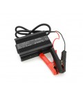 Зарядное устройство для аккумуляторов Li-ion 12V (12,6V),3S,15A, с крокодилам(Clips), индикация, 135х90х50mm