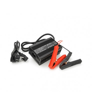 Зарядное устройство для аккумуляторов LiFePO4 12V(14,6V),4S,15A, крокодилы,135x90x50mm