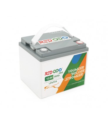 Аккумуляторная батарея LiFePO4 Redodo 12.8V 50Ah , 640Wh, BMS 50A, 198*166*170мм
