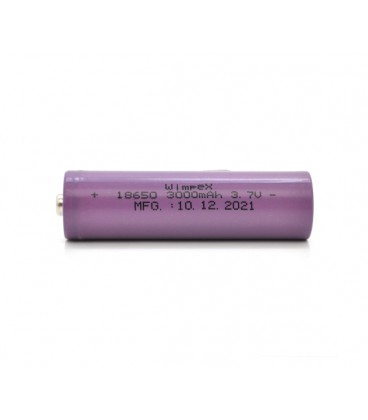 Аккумулятор WMP-3000 18650 Li-Ion Tip Top, 1000mAh, 3.7V, Purple